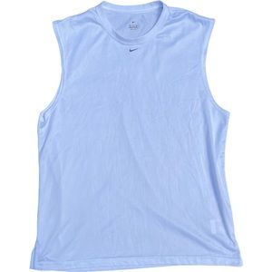 Nike Vintage Dri-fit Sleeveless Tank Top Men’s L White